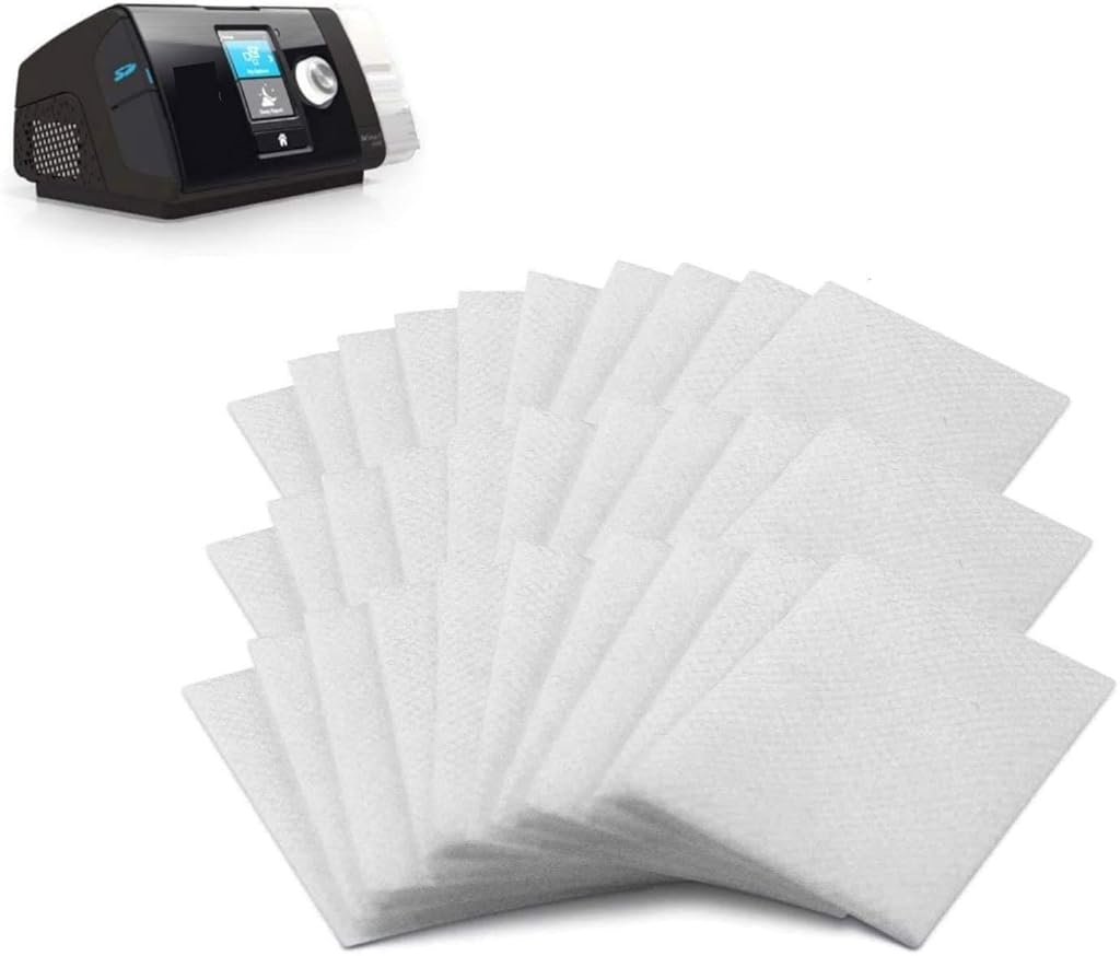 HASTHIP® 70Pcs Filters for CPAP Machine Replacement Cotton Filters Only for ResMed Airsense10/Aircurve10/S9 CPAP Machine. HASTHIP® 70Pcs Filters for CPAP Machine Replacement Cotton Filters Only for ResMed Airsense10/Aircurve10/S9 CPAP Machine.